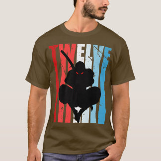 Manar Retro 12:e födelsedag för Ninja Manar Samura T Shirt