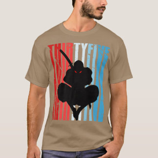 Manar Retro 32:a födelsedagen för Ninja Manar Samu T Shirt