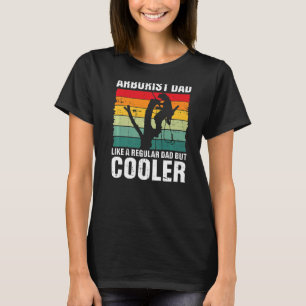Manar Retro Arborist Pappa Lumberjack Träd Avskärn T Shirt