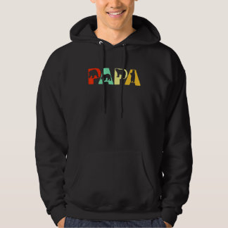 Manar Retro Bear Pappa Pappa Bear Far Hoodie
