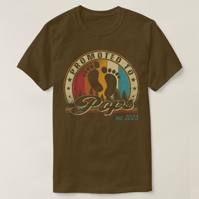 Manar Retro befordrad till pops, första gången 202 T Shirt (Design framsida)