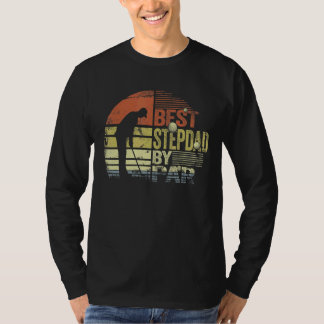 Manar Retro Best Stepdad by Par Golf Player Pappa T Shirt
