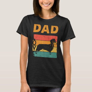 Manar Retro Dachshund Pappa Wiener pappa Doxie Own T Shirt
