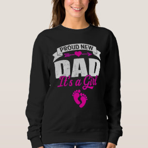 Manar Retro Familj Proud New Pappa Det är en flick T Shirt