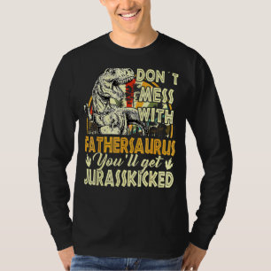 Manar Retro Far Rex Saurus Fars dag T Shirt