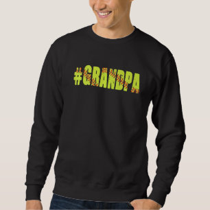 Manar Retro Fars dag Manar Softball Grandpa Softba Lång Ärmad Tröja