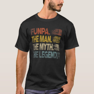 Manar Retro Funpa Man Myth Legend Vintage Far T Shirt