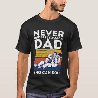 Manar Retro Jiu Jitsu Pappa BJJ Manar Far Vintage T Shirt
