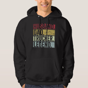 Manar Retro Make Pappa Trucker-förklaring för Far Hoodie