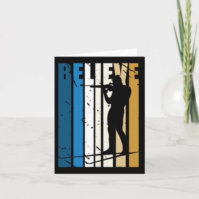 Manar Retro Manar Biathlon Target Shooting Gun Win Kort (Framsida)