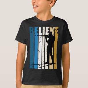 Manar Retro Manar Biathlon Target Shooting Gun Win T Shirt