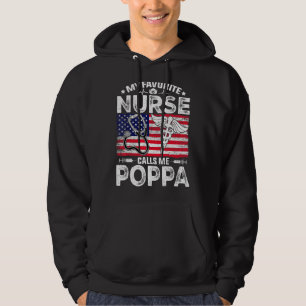 Manar Retro Manar Min favoritsjuksköterska kallar Hoodie