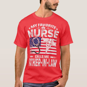 Manar Retro Manar Min favoritsjuksköterska kallar T Shirt