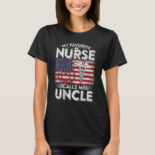 Manar Retro Min favoritsjuksköterska kallar mig fa T Shirt