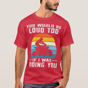 Manar Retro Quad Bike Riding ATV Rider All-Terrain T Shirt