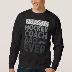 Manar Retro Stil Best Hockey Coach Pappa All Hocke Lång Ärmad Tröja