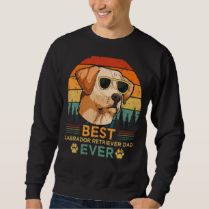 Manar Retro Stil Best Labrador Retriever Pappa någ Lång Ärmad Tröja