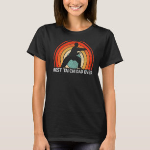 Manar Retro Stil Vintage Best Tai Chi Pappa Aldrig T Shirt
