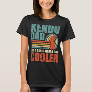 Manar Retro Stil Vintage Kendo Pappa Fars dag T Shirt