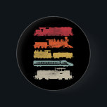 Manar Retro Tåg Älskare Vintage Järnväg Tåg Ch Knapp<br><div class="desc">Manar Retro Tåg Älskare Vintage Järnvägen Tåg jul</div>