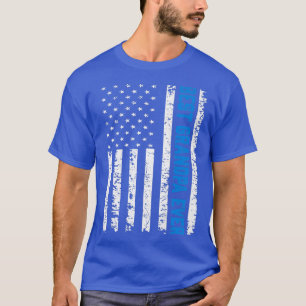 Manar Retro US Best Grandpa, 4:e juli Far T Shirt