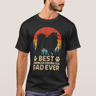 Manar Retro Vintage Best American Eskimo Pappa All T Shirt