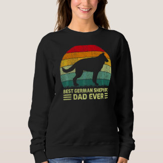 Manar Retro Vintage Best German Shepherd Pappa Now T Shirt