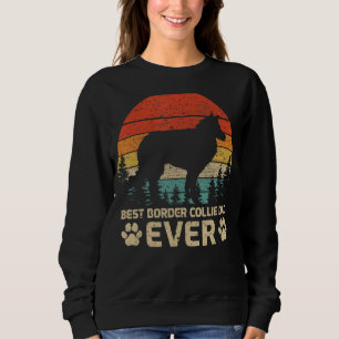 Manar Retro Vintage Best Gräns Collie Pappa Alltid T Shirt
