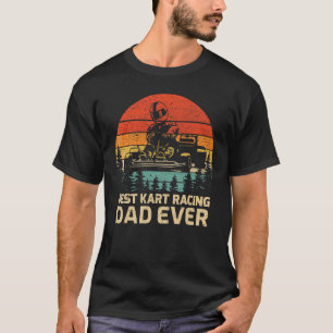 Manar Retro Vintage Best Kart Tävla Pappa Gråter a T Shirt