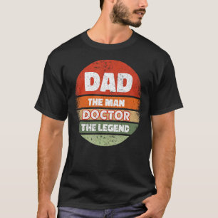 Manar Retro Vintage Legend Pappa Doktor Grandpa Ly T Shirt