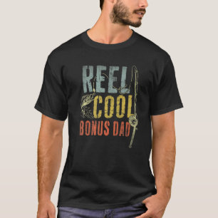 Manar Retro Vintage Reel Coola Bonus Pappa Fishing T Shirt