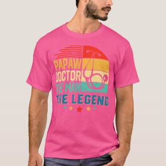 Manar Retro-Vintagen Papaw Doktor människan, legen T Shirt