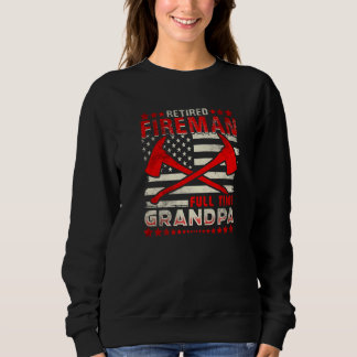 Manar Retrött Fireman Fullt Time Grandpa 2 T Shirt
