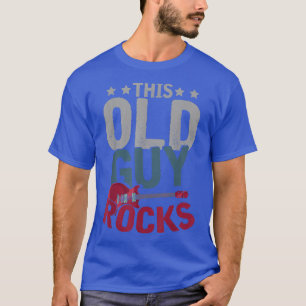 Manar Retrött Guitarist Rock musik Guitar Player F T Shirt