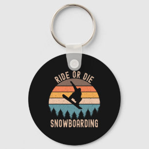 Manar Ride eller Die Snowboarde Nyckelring