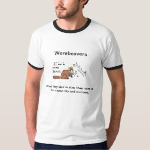 Manar Ringer T: Den majestätiska Werebeaveren T Shirt