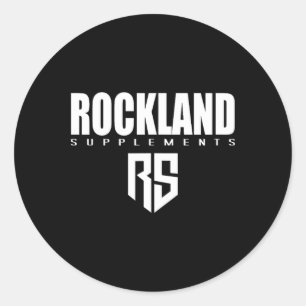 Manar Rockland Supplements Gym Fitness Workout Bod Runt Klistermärke