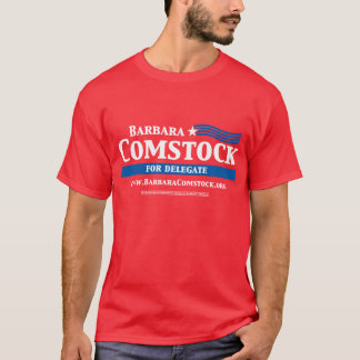 Manar (röd) Barbara Comstock för VA-delegat Tee Shirt