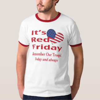 Manar röda fredag tröja