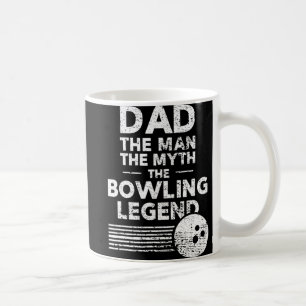Manar Roligt Bowling för Pappa, mannen på myten Kaffemugg