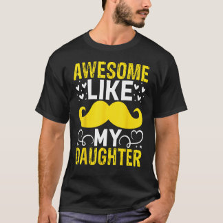 Manar Roligt Fantastisk som min dotter Manar Funny T Shirt