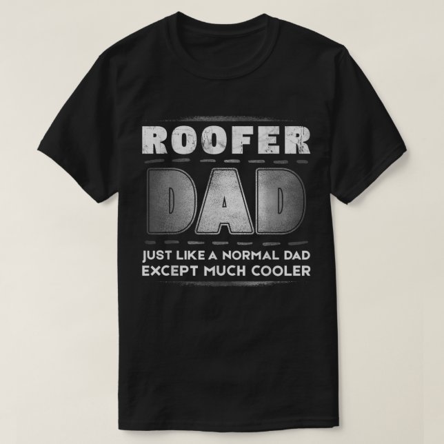 Manar Roofer Pappa Mycket Cooler Fars dag T Shirt (Design framsida)