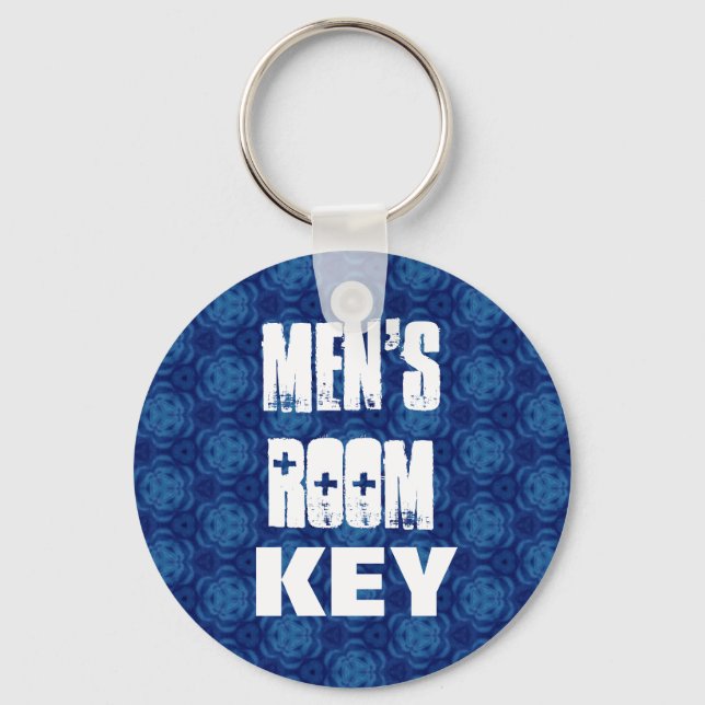 Manar Room Keychain - Blue Mönster Nyckelring (Framsida)