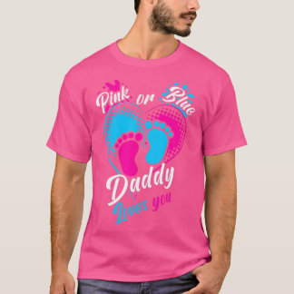 Manar Rosa eller Blå pappa Kärlek Du Gender Visa P T Shirt