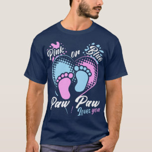 Manar Rosa eller Blå Tass Tass Kärlek som du Gende T Shirt