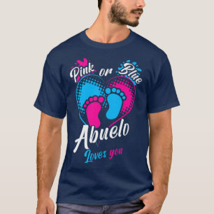 Manar Rosa eller Blue Abuelo Kärlek Du Gender Visa T Shirt