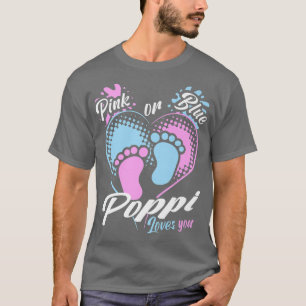 Manar Rosa eller Blue Poppi Kärlek Du Gender Visa T Shirt