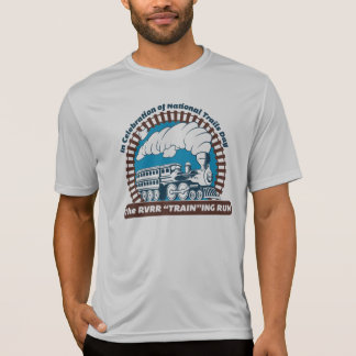 Manar RRR "Tåg"Springa Grått T-Shirt