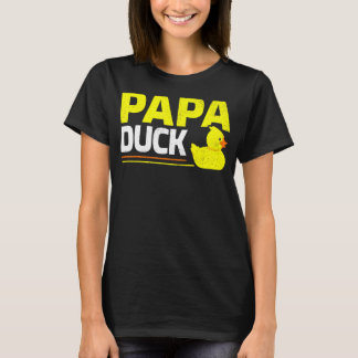 Manar Rubber Duckling Anka Pappa Anka Fars dag T Shirt