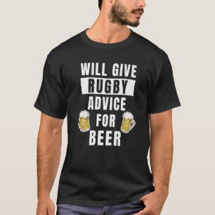Manar Rugby Advice for Beer Sport College Tränar T Shirt